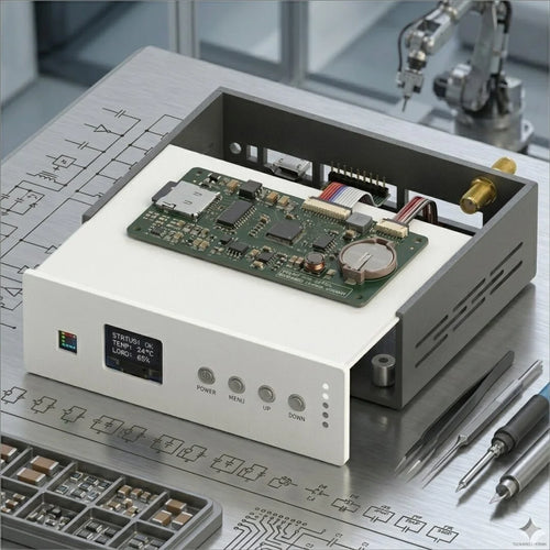 Pro-Series Custom Industrial Enclosure – Durable Textured Housing for Advanced Electronic Systems