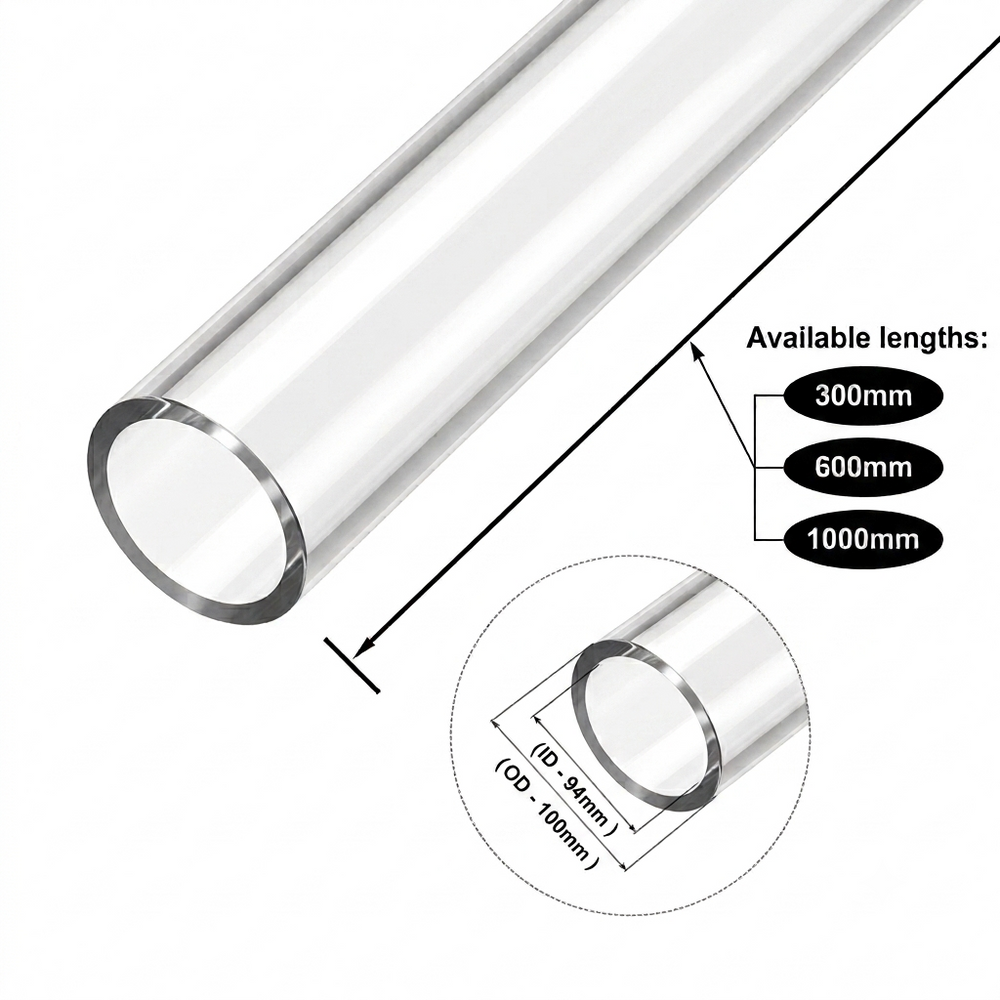 Clear Acrylic Tubes for Industrial, Display & Fabrication Applications