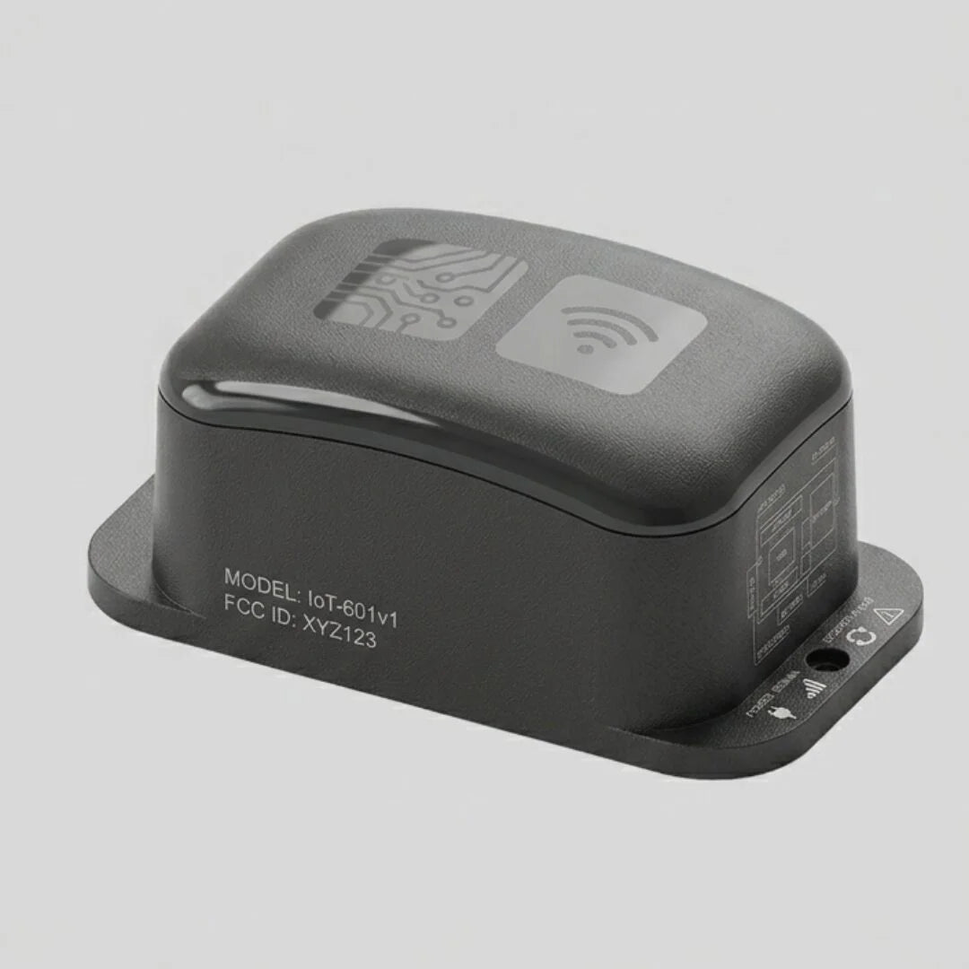 Industrial-Grade ABS IoT Sensor Enclosure – Matte Textured Weather-Resistant Protective Case for Electronic Communication Modules