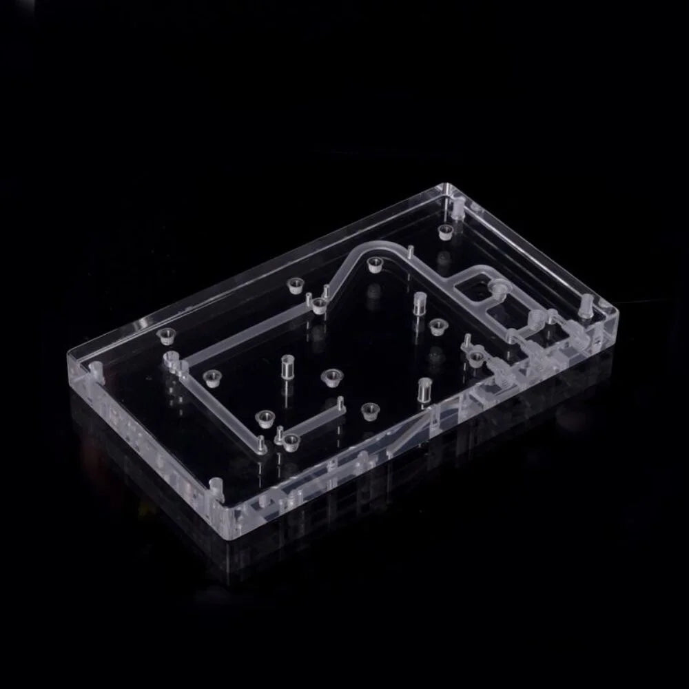 Custom Precision Cast Acrylic Parts Milling & Acrylic Manifold Blocks -100MM