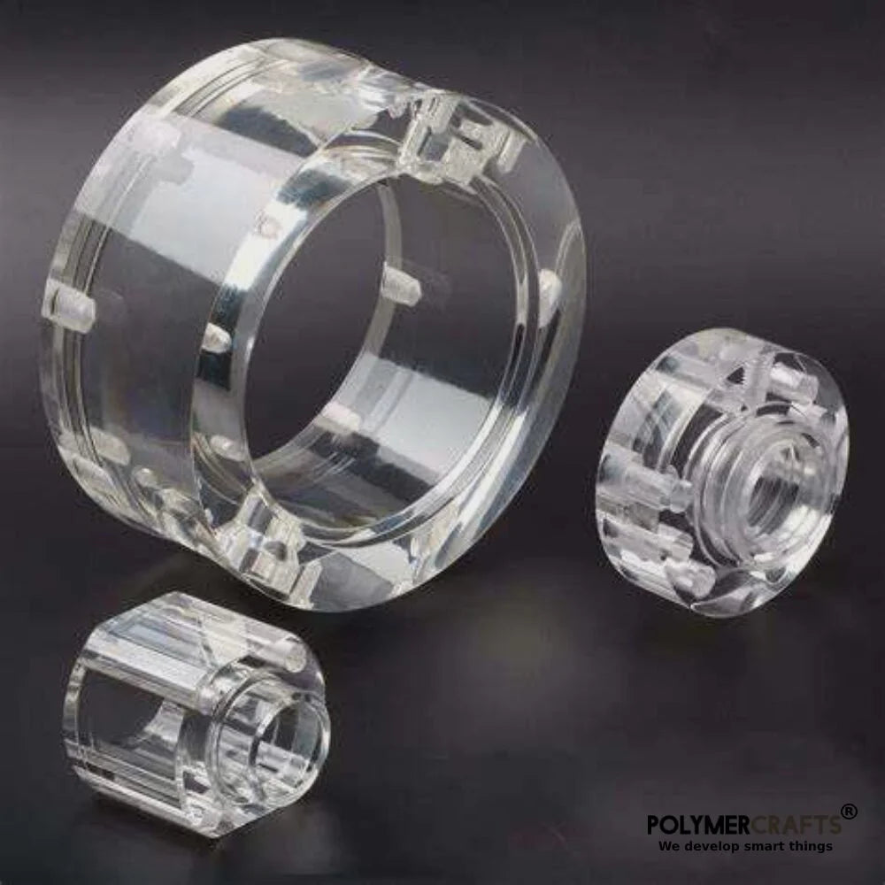 Custom Precision Cast Acrylic Parts Milling & Acrylic Manifold Blocks -100MM