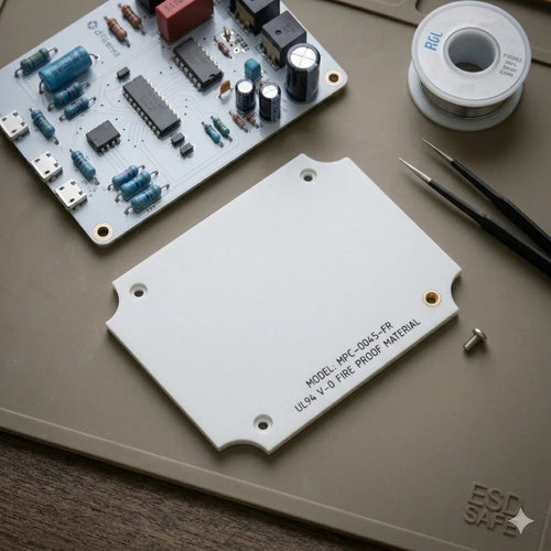 Enclosure PCB Mounting Plate (4.8 × 4.8 Inch) | ESD-Safe Electronic Support Panel | Precision PCB Base Plate for Industrial Enclosures