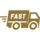 Fast dispatch for stocked products.