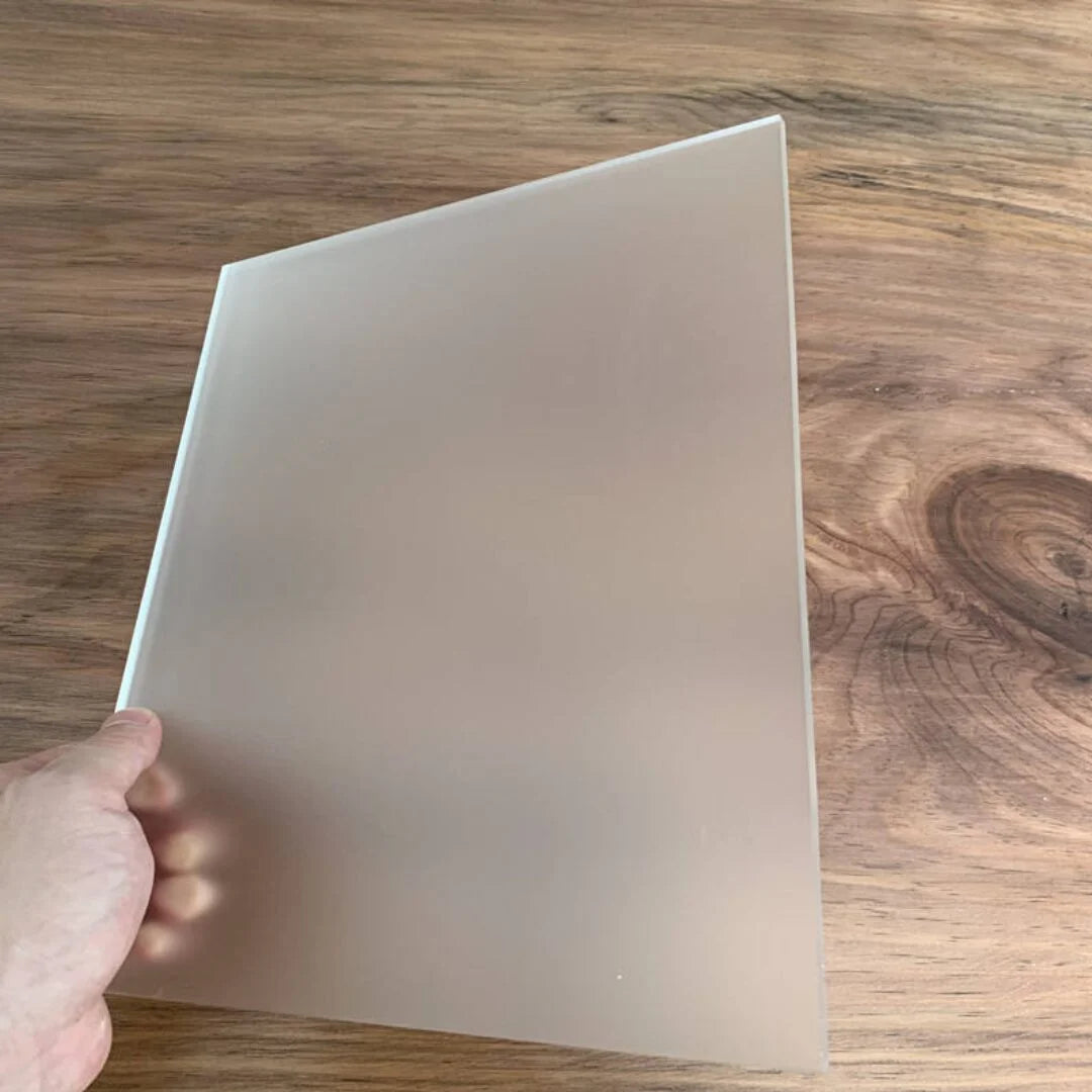 Frosted Acrylic Sheet 1MM | Diffuser Matt Cast Acrylic | Display & DIY Crafts-12X12"