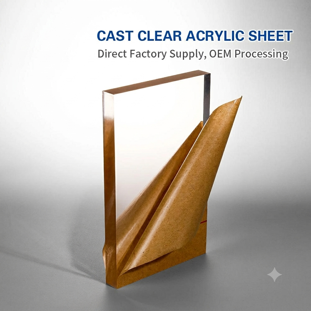 Acrylic Sheet Block -40MM|Display Pedestal |Acrylic plinth | Clear Polished Acrylic block -6X6"