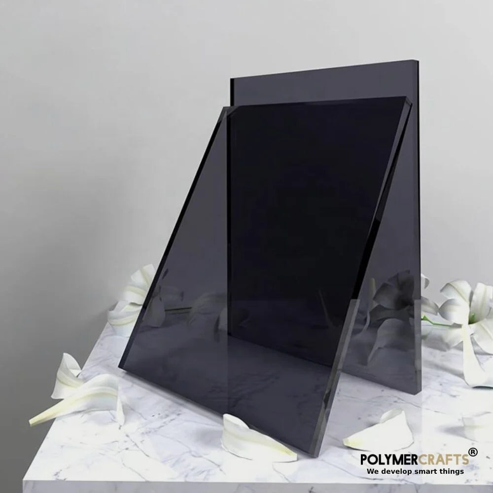 Tinted Acrylic Sheet – 10MM | Smoke Translucent Acrylic (PMMA) | CNC, Display & DIY Crafts-12X12"