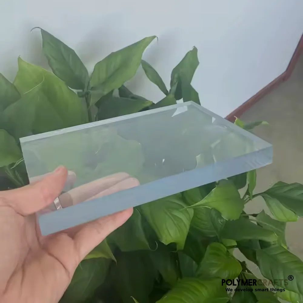 Polycarbonate Sheet Block ǀ Clear PC Sheet Block For Plastic CNC Machining & Milling ǀ Custom cut size ǀ 35MM THICKNESS .