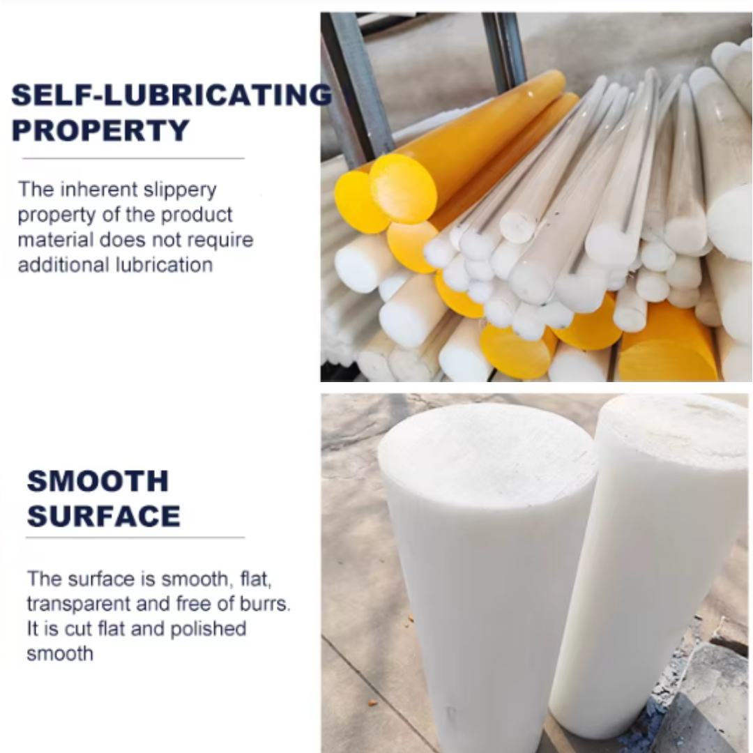 Heavy-Duty UHMWPE Solid Rod Stock | High-Shock & Abrasion Resistant | Ø 10MM