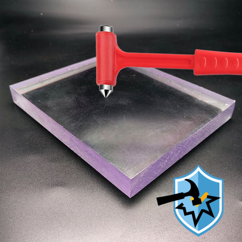 Polycarbonate Block -35MM ǀ Custom Size ǀ Clear PC CNC Machining & Milling ǀ 12X24"