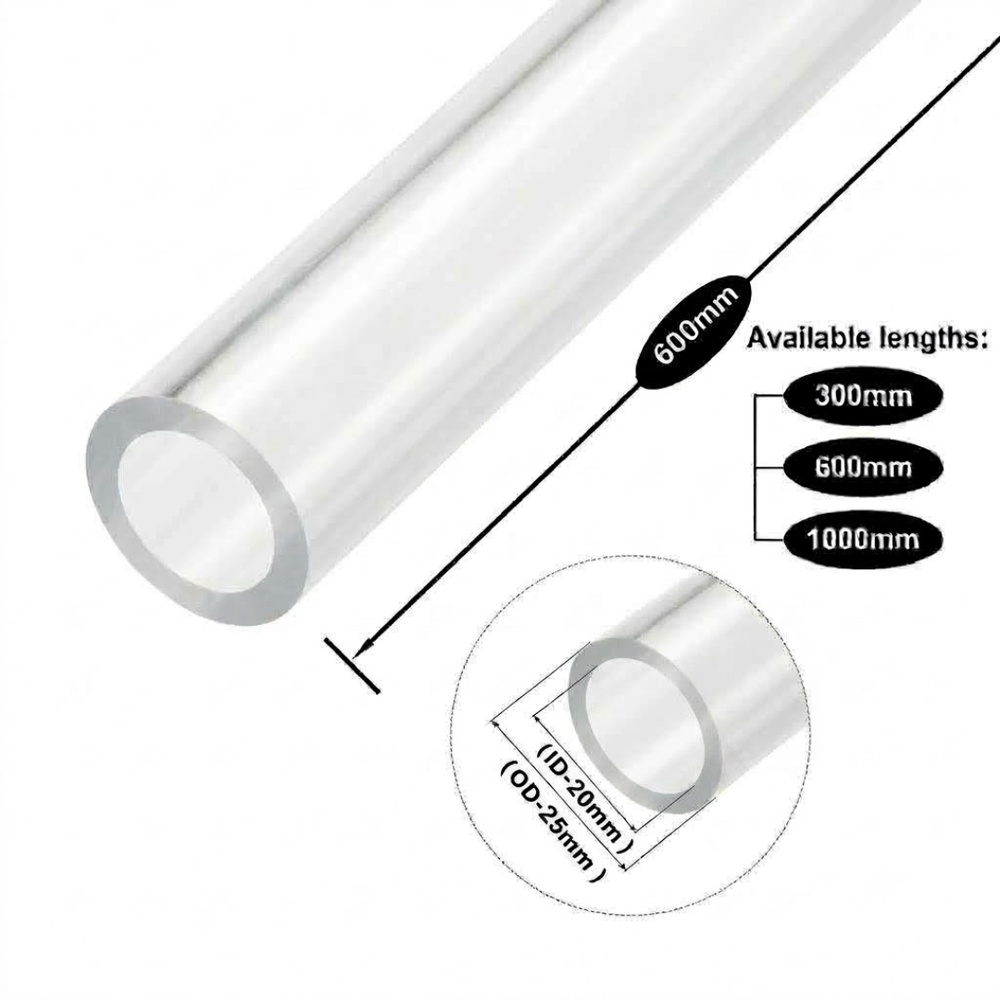 Clear Acrylic Tubes for Industrial, Display & Fabrication Applications