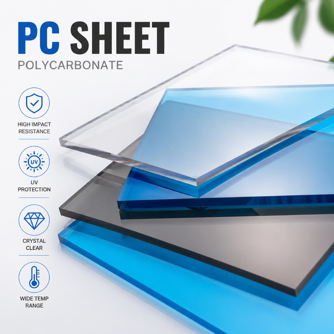 Polycarbonate Sheet -3MM ǀ High Impact Strength ǀ Machinablity ǀ Optically Clear UV