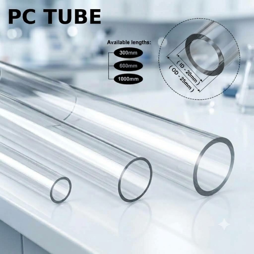 Polycarbonate Tube Ø30-(OD30-ID25MM) | High-impact transparent  |UV resistant  |Industrial & Scientific