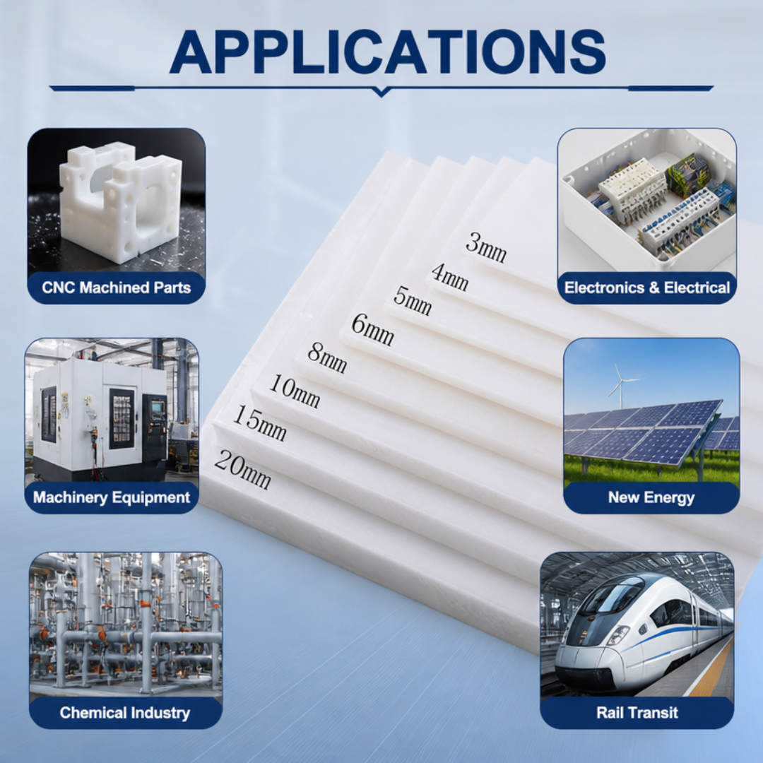 Polypropylene Sheet – PP Sheet | Cut TO Size | CNC MILLING -Chemical Resistance| WHITE RIGID PP-5MM