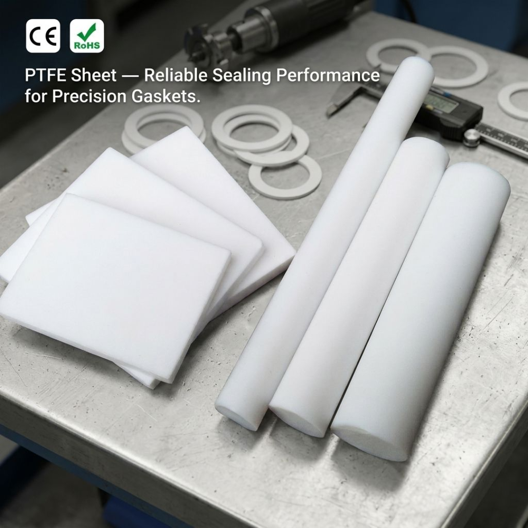 Precision Machining PTFE Rods | High-Purity Teflon Round Bar | Ø 10mm
