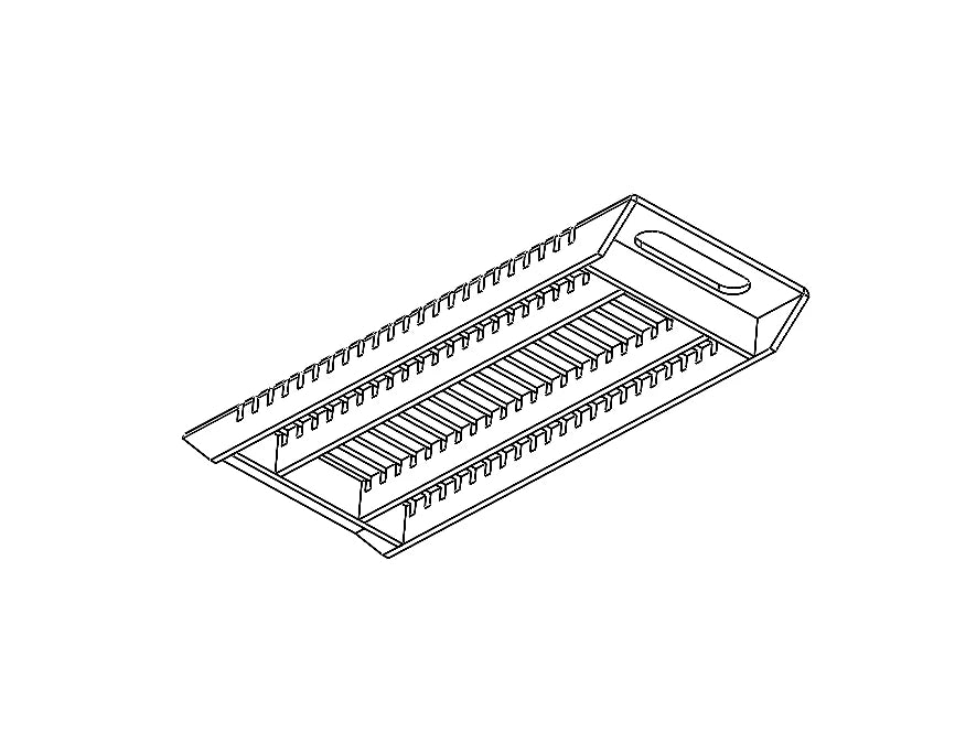 Professional 18-Slot ESD-Safe Vertical PCB Storage Rack (6 × 16 Inch) | Anti-Static PCB Organizer Tray with Side Grip Handles