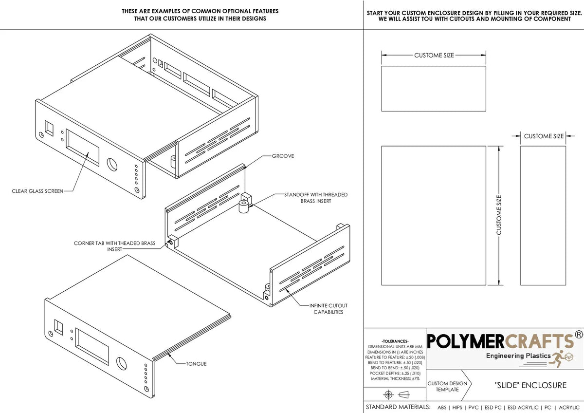 Pro-Series Custom Industrial Enclosure – Durable Textured Housing for Advanced Electronic Systems