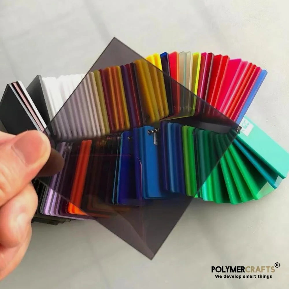 Acrylic Sheet Tinted Smoke Grey -3MM| Smoke Translucent | CNC, Display & DIY Crafts-12X12