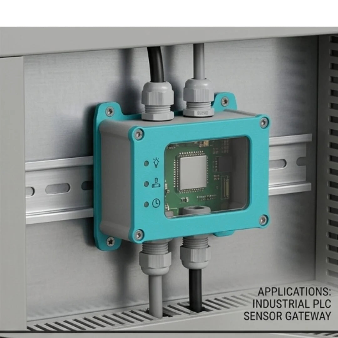 Industrial IP67-rated GF-ABS Custom Enclosure – Rugged Dual-Tone Project Box for IoT Gateways and Power Distribution