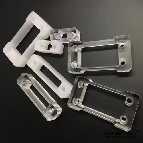 Custom Precision CNC Machining Service Factory Super clear Acrylic Manifold Block Manufacturer