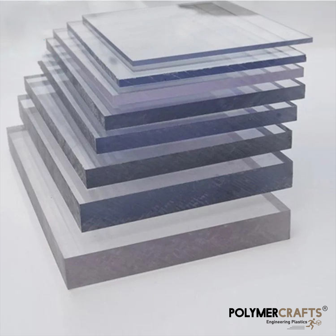Polycarbonate Sheet Block ǀ Clear PC Sheet Block For Plastic CNC Machining & Milling ǀ Custom cut size ǀ 35MM THICKNESS .