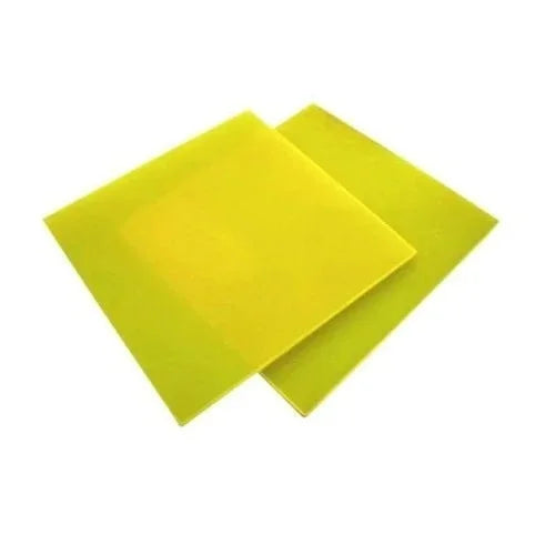 FR4 Yellow Epoxy Glass Sheet, High Temperature Flame Retardant Electrical Insulation Panel(5MM/08×12)