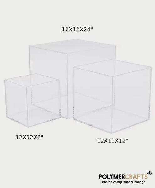 Acrylic Box Riser Set - 6X12X24"