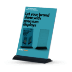 Acrylic Slanted Single Side Sign Holder A4 | Display Stand Paper Holder | Signage Holder | Tent Card Holder | Vertical Display Stand - Image 4