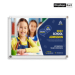 Acrylic wall mount stud frame | A3 Photo Frame With Hardware | Acrylic Sandwich Frame| Photo Size- 12x16 inch - Image 4