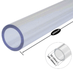 Acrylic Tube Clear ǀ Extruded -(OD 160mm- ID 140mm) ǀ Optical Clarity Temperature Resistant for Crafts & Industrial -10MM Thick /600MM LONG