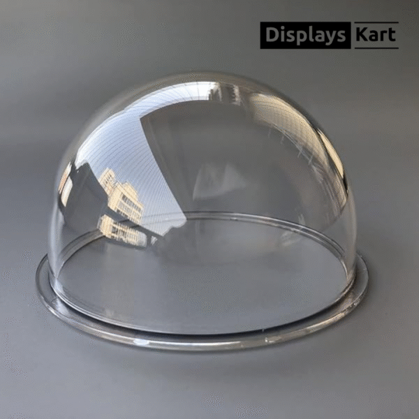 Polycarbonate Dome | Cover For Security CCTV Camera | Food Screen Fly Protector | For Outdoor And Indoor Use | Size- 4x5.5 Inch (Pack of 2). - Image 4