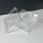 Transparent Acrylic Storage Box with Lid | Perfect for Gifts | Cosmetics | Multi-Purpose Box | Clear Cube Display Case Box . - Image 2