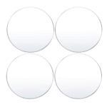 Clear Acrylic Round Discs | Acrylic Sheet Disc | For Display | Painting | Cake Holders | DIY Crafts | 4 Inch-5mm Thick (Pack of 4). - Image 2