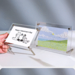 Acrylic Photo Frames -A5 | Picture Frames | Clear Desktop Display | Family Photo Frames | Landscape - Image 3