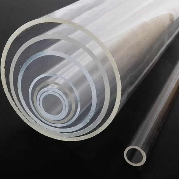 Acrylic Tube Clear ǀ Extruded -(OD 160mm- ID 140mm) ǀ Optical Clarity Temperature Resistant for Crafts & Industrial -10MM Thick /600MM LONG - Image 3