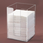 Acrylic Napkin Holder | Tissue Holder | Acrylic Napkin Holder - Single Stack | Size - 6X8. - Image 4