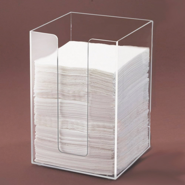 Acrylic Napkin Holder | Tissue Holder | Acrylic Napkin Holder - Single Stack | Size - 6X8. - Image 4