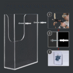 Acrylic A4 Brochure Holder | Clear Acrylic | Flyer Organizer for Magazine | Pamphlet | Booklets | Size - 8.5 x 11.6 inches. - Image 5