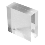 Acrylic Display Block Clear Polished | Acrylic Square Display Block | For Commercial Ads | Retail Display | Size- 4x4x1 Inch . - Image 4