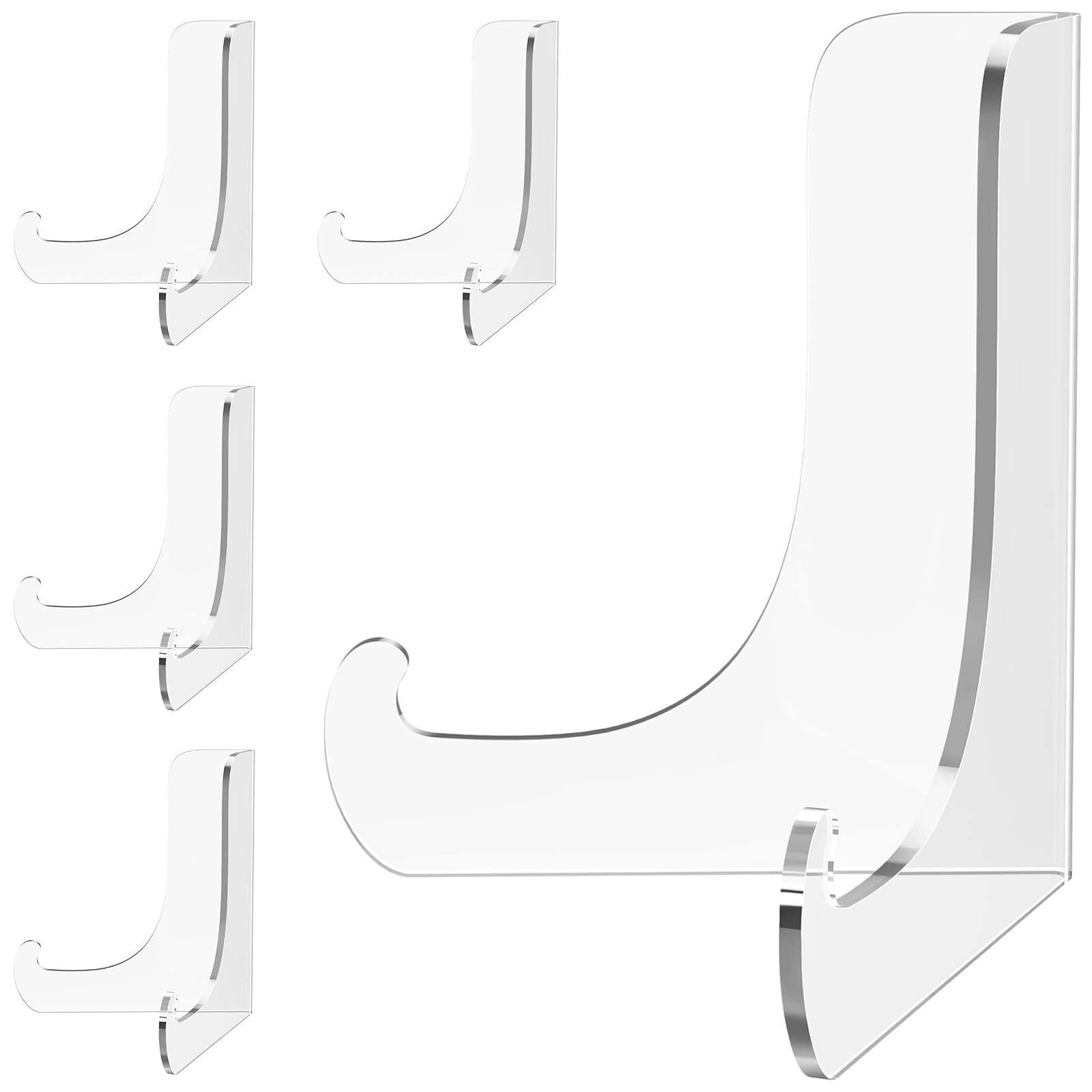 WhatsApp Image 2025-10-18 at 3.34.48 PM Transparent Acrylic Easels Display Stands | Stands for Display | Photos | Tablets Holder | Memo at Weddings | Home Decor | Tables | Size -14x10cm. - Image 1