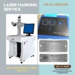 Fiber Laser Marking For Aluminum ǀ Anodized Metal Marking System ǀ Fiber Laser Engraver For Aluminum ǀ High-Contrast White & Grey Coding