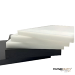 Polypropylene Sheet -PP Blocks  ǀ Cut TO Size ǀ White ǀ 20MM- 12X12" -PP SHEETS