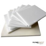 Polypropylene Sheet -PP Blocks  ǀ Cut TO Size ǀ White ǀ 25MM- 12X12" -PP SHEETS