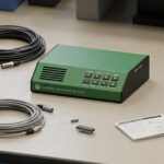 Custom premium, textured electronic enclosure designed for seamless industrial control and monitoring.