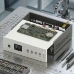 Pro-Series Custom Industrial Enclosure: Durable Textured Housing for Advanced Electronic Systems.